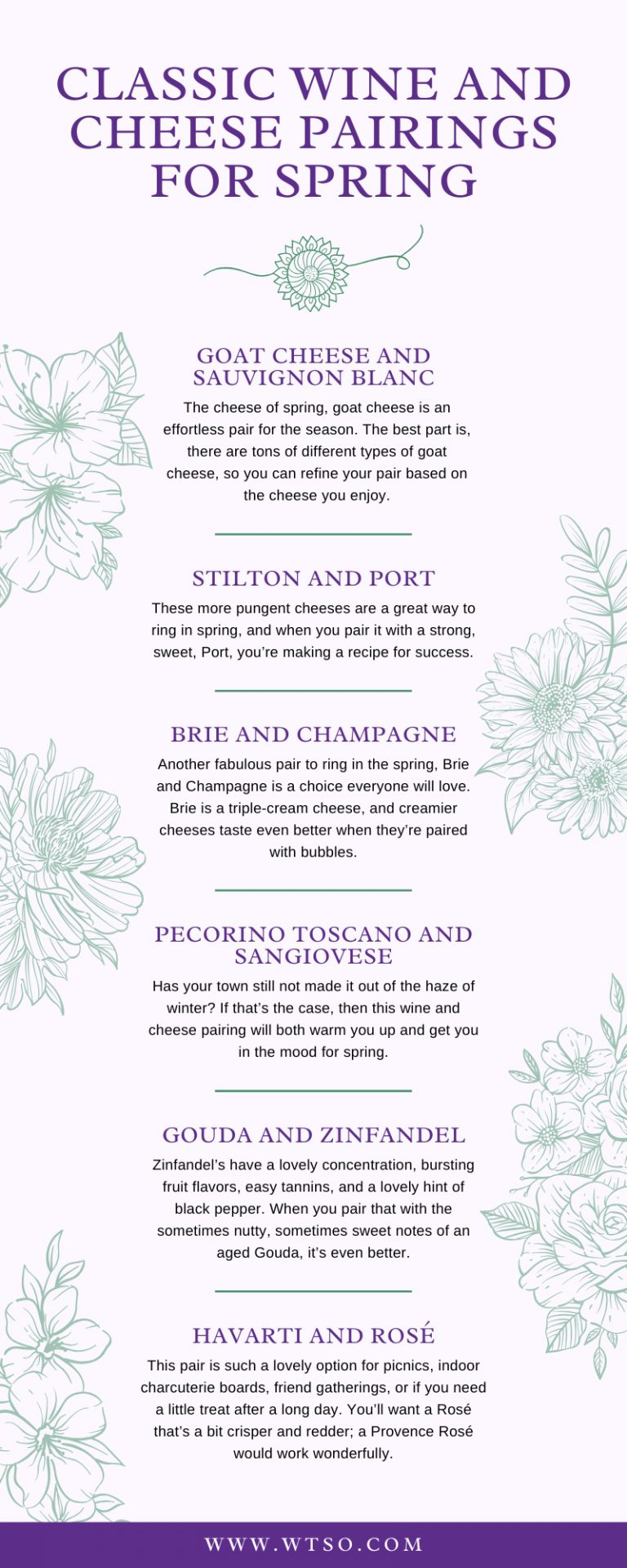 Classic Wine and Cheese Pairings for Spring