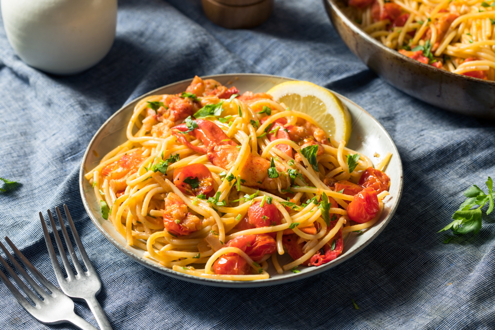 RECIPE: Mediterranean Lobster Spaghetti - From The Vine