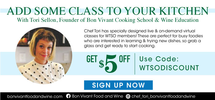 Add Some Class to Your Kitchen with Chef Tori Sellon of Bon Vivant Cooking School & Wine Education