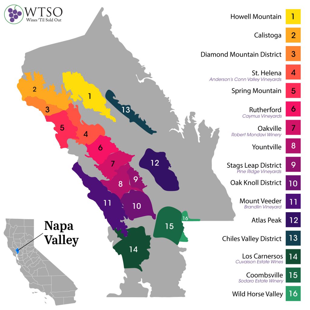 Napa Valley Wine Regions