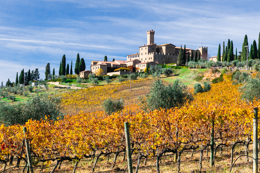 Italian Wine Region of Montalcino