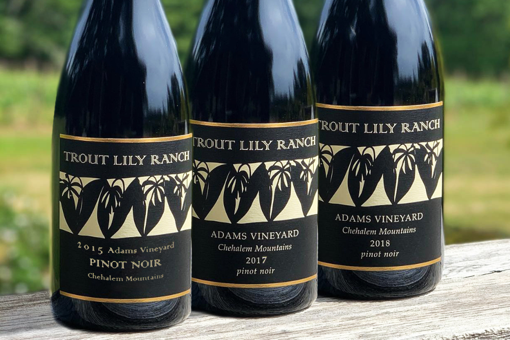 Trout Lily Ranch Vertical Tasting Willamette Valley Pinot Noir