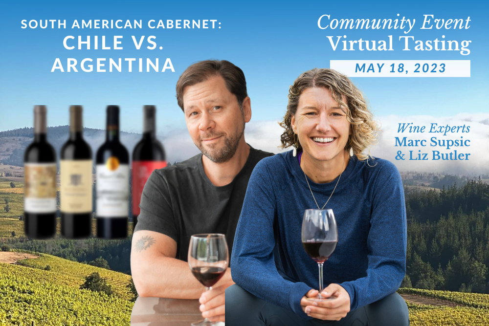WTSO Premium Wine Club New Tasting Set: Cabernet Wines from South America with Special Virtual Tasting Expert Hosts