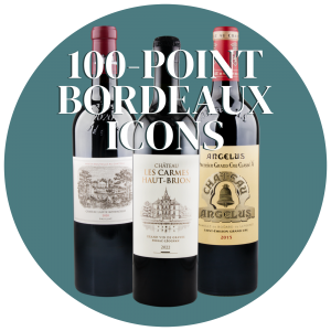 95+ Highly-Rated Wine Event: 19th Anniversary - 100 Point Bordeaux Icons